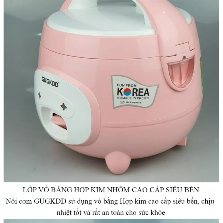 NỒI CƠM ĐIỆN GUCKOO 1,8L, NỒI CƠM CUCKOO CON LỢN CUTE - BẢO HÀNH LỖI 1 ĐỔI 1
