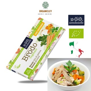 Hạt Nêm Rau Củ Hữu Cơ Sottolestelle Preparato per Brodo Vegetale Biologico 100g - Hạt Nêm Hữu Cơ - Bột Nêm - Organicley