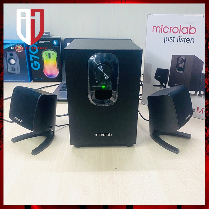 Loa pc máy tính laptop để bàn có dây chính hãng 2.1 MICROLAB M108 loa máy tính âm thanh hay