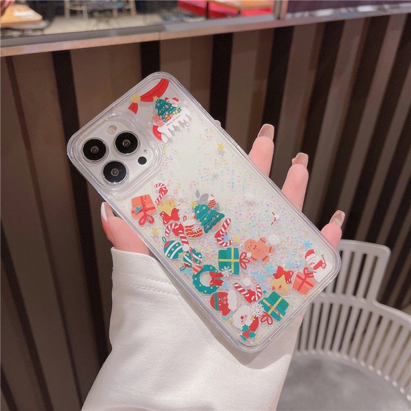 Ốp lưng iphone chủ đề giáng sinh - có tuyết 2023