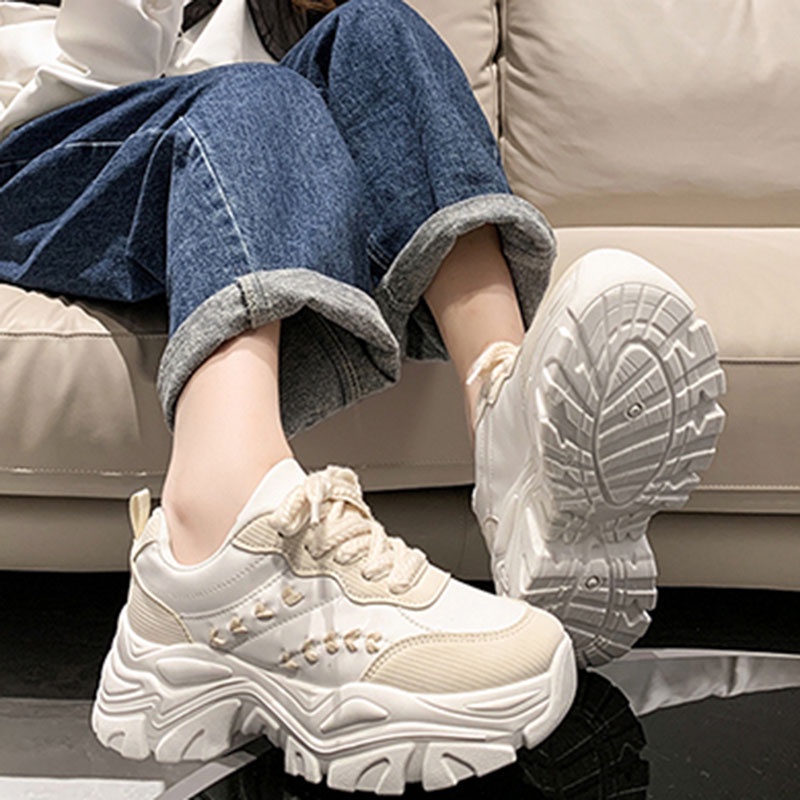Giày Thể Thao Đế Dày Chống Trượt Thiết Kế Đơn Giản Thời Trang Cho Nữ