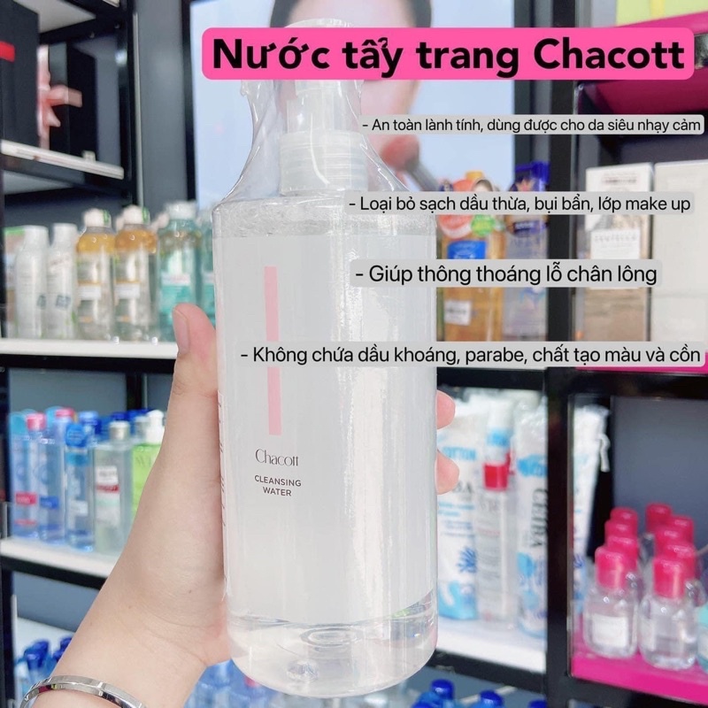 Nước tẩy trang Chacott nội địa Nhật mẫu mới