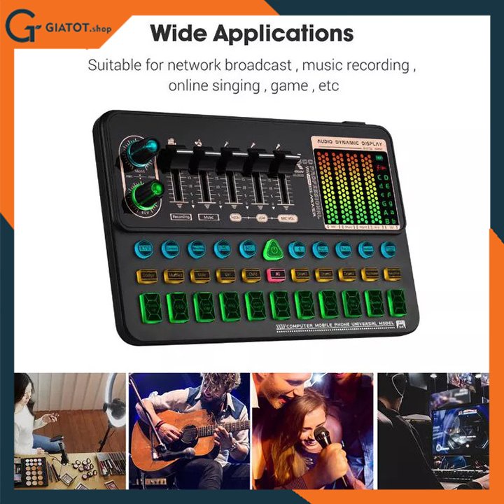 Sound card K500 chuyên thu âm, livestream, karaoke online GTHN