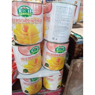 Đào ngâm rich 825g