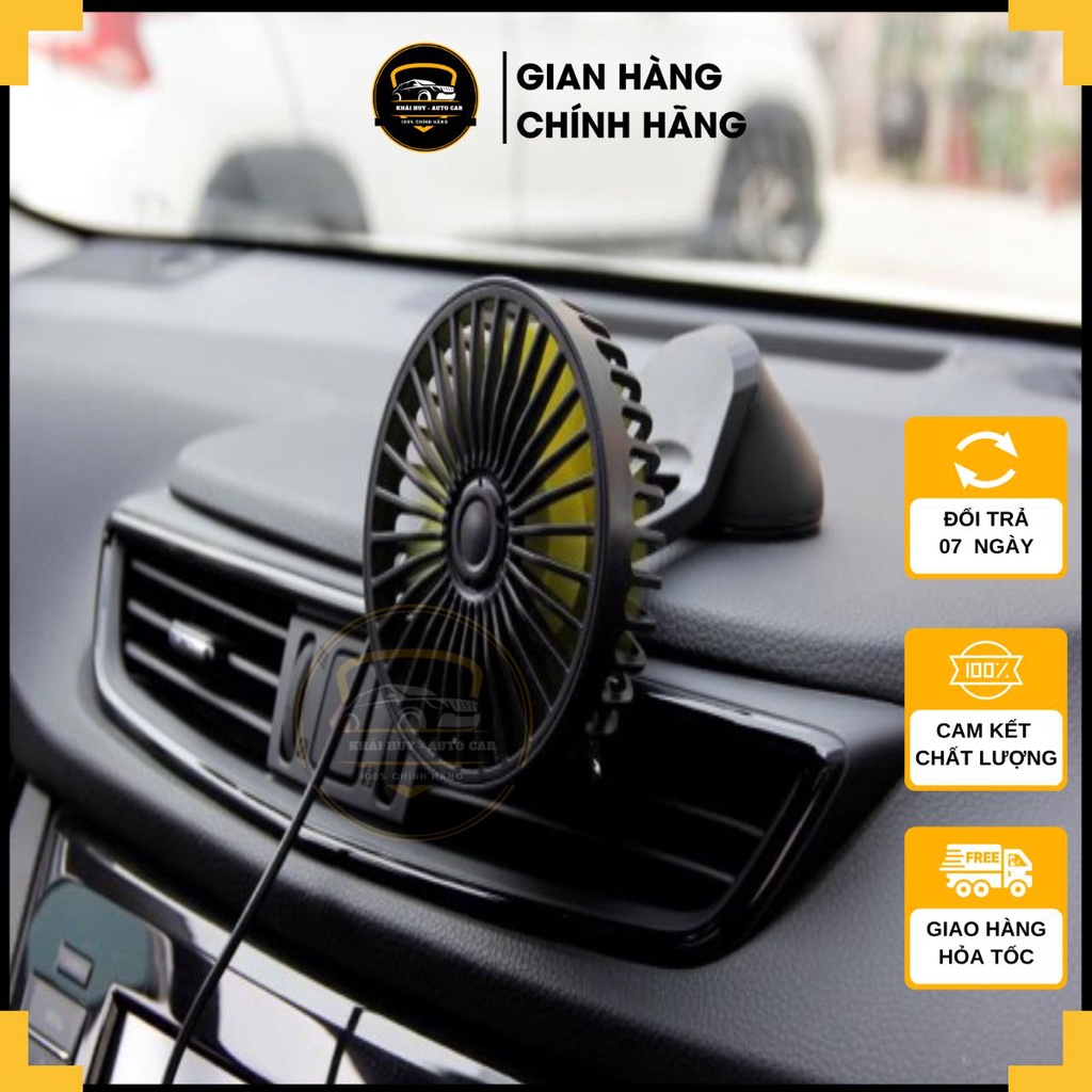 ( Quạt siêu mát ) Quạt đơn mini - 1 chiếc quạt có dây cắm usb trên xe ô tô