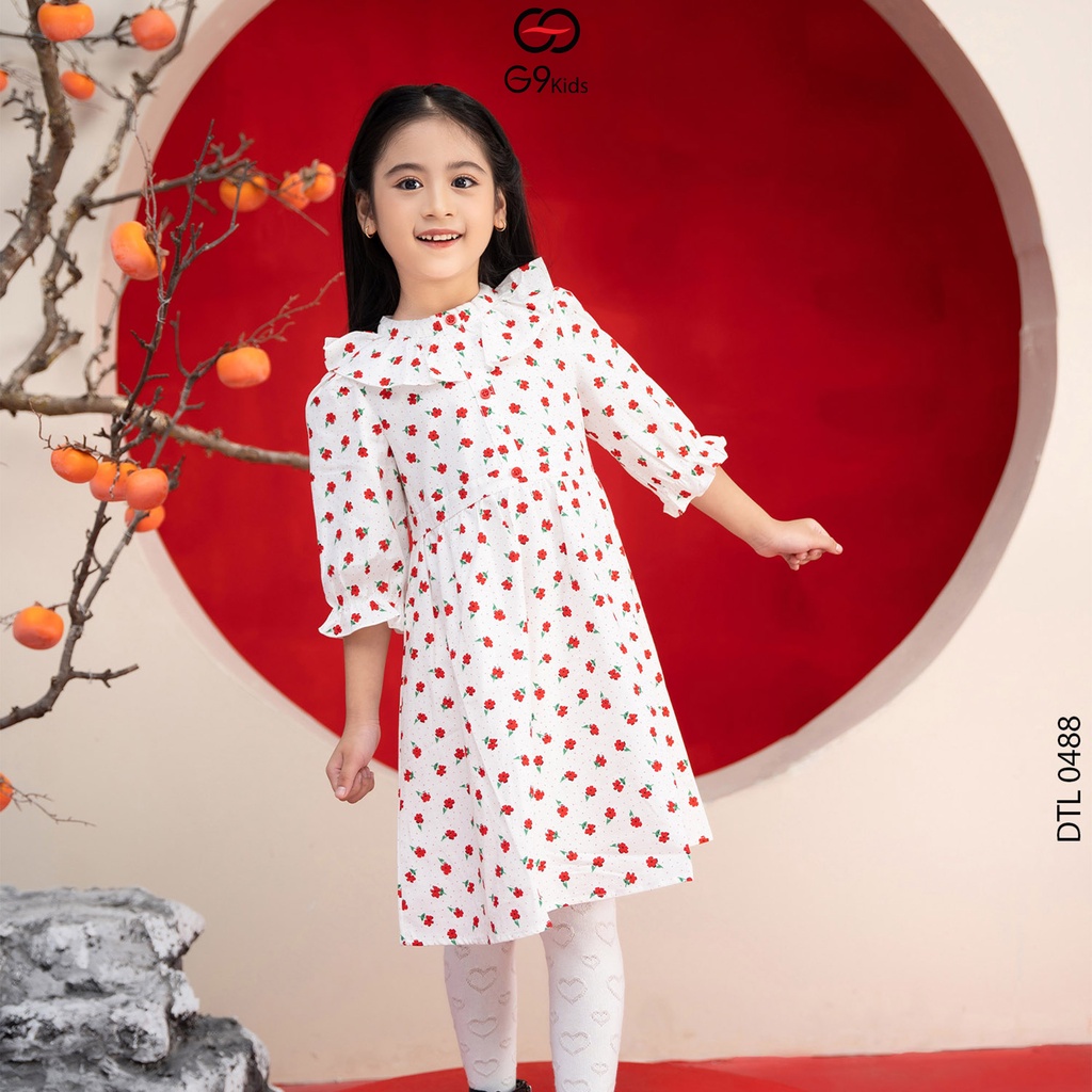 Đầm bé tay lỡ 0488 G9moza cao cấp
