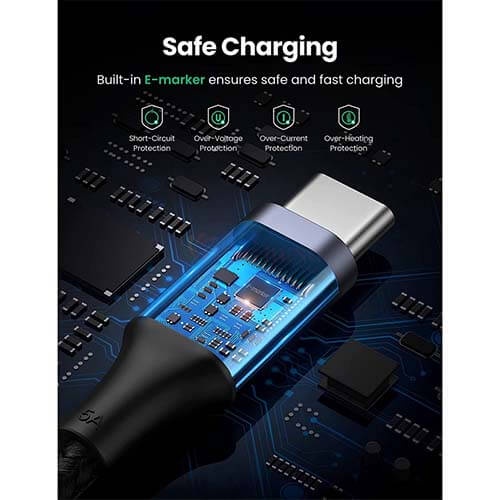 Cáp USB Type-C to USB Type-C Ugreen Cable Aluminum Case with Braided US316 - Hàng chính hãng - Truyền dữ liệu 480Mbps