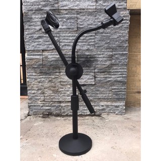 Chân đỡ mic để bàn bằng kim loại dẻo, giá kẹp micro dùng cho các cuộc họp, bài giảng- chân micro để bàn