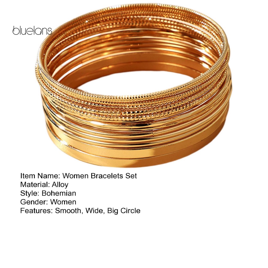 Set 14 Vòng Đeo Tay Phong Cách Bohemian Sang Trọng Dành Cho Nữ