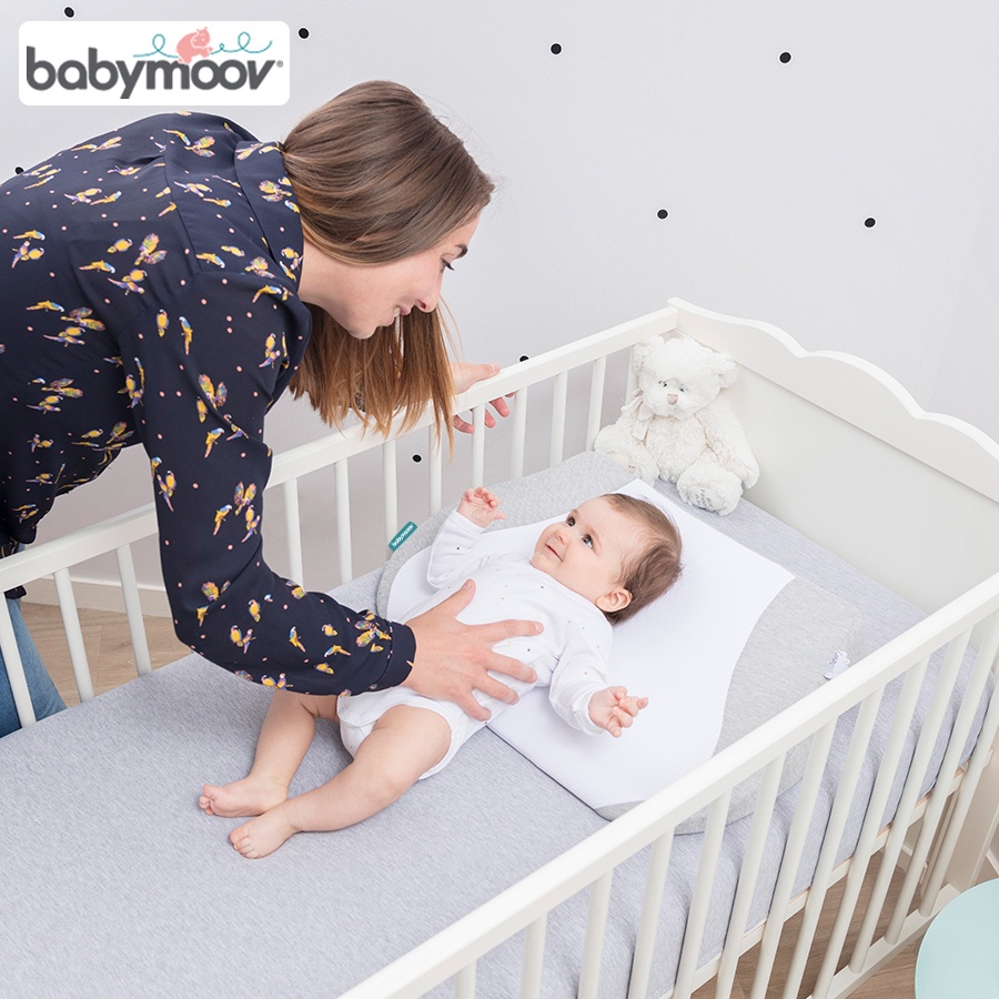 Gối chống trào ngược Babymoov Pháp giảm nôn trớ bảo vệ hệ tiêu hóa của bé