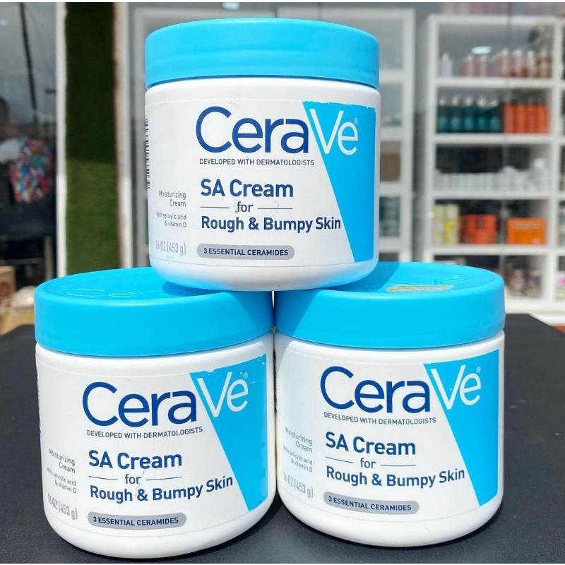 Kem dưỡng ẩm Cerave SA Cream for Rouge & Bumpy Skin