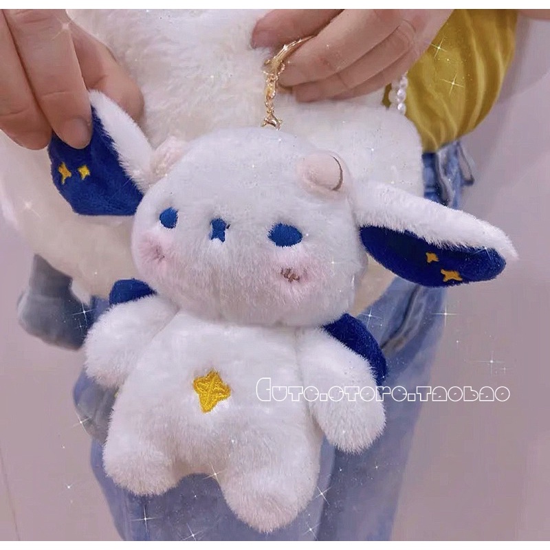 GẤU BÔNG MÓC KHOÁ SIÊU DỄ THƯƠNG THIÊN THẦN VÀ ÁC QUỶ