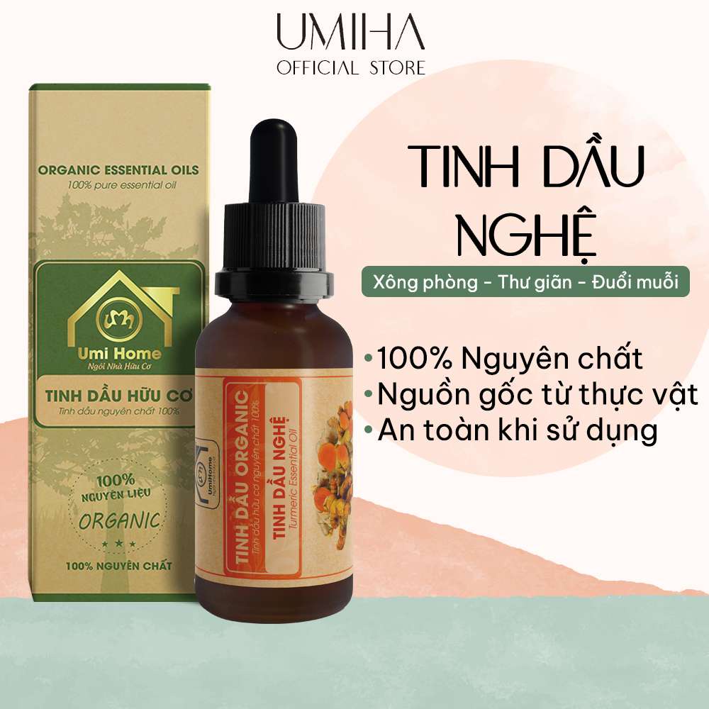 Tinh Dầu Nghệ Nguyên Chất Umiha | 30ml Giúp Massage Và Dưỡng Da Hiệu Quả