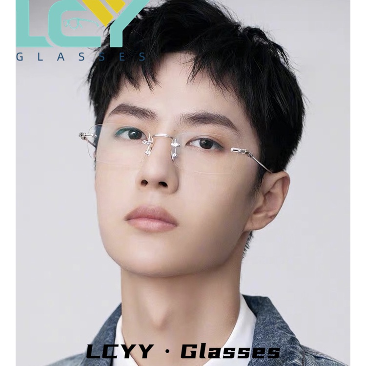 Kính Mát Gọng Không Vành Thay Đổi Màu Sắc Siêu Nhẹ Chống Tia UV Thời Trang Cho Nam