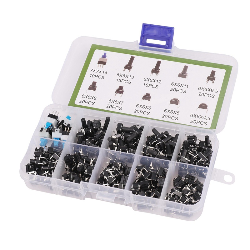 Set 10 Hoặc 180 Công Tắc Nút Nhấn Mini