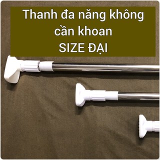 Thanh treo đa năng không cần khoan tường cỡ đại