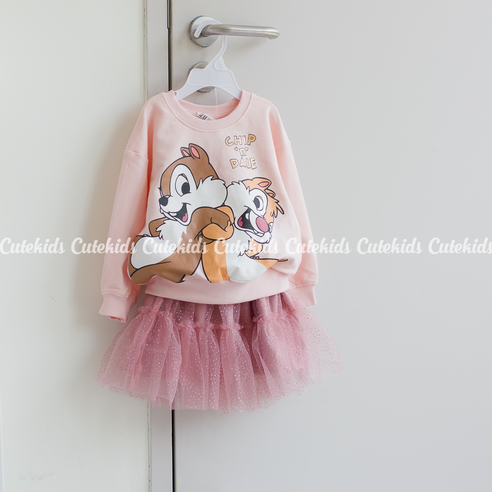 Set áo Sweater và Chân Váy tutu lưng thun