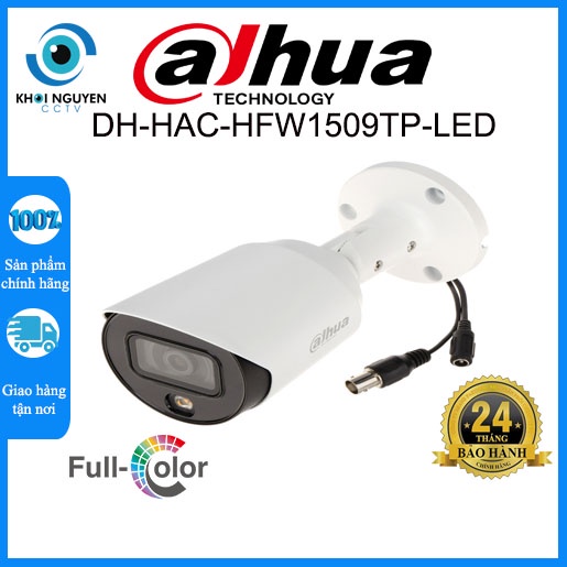 Camera HDCVI Full Color 5.0 Megapixel DAHUA DH-HAC-HFW1509TP-LED