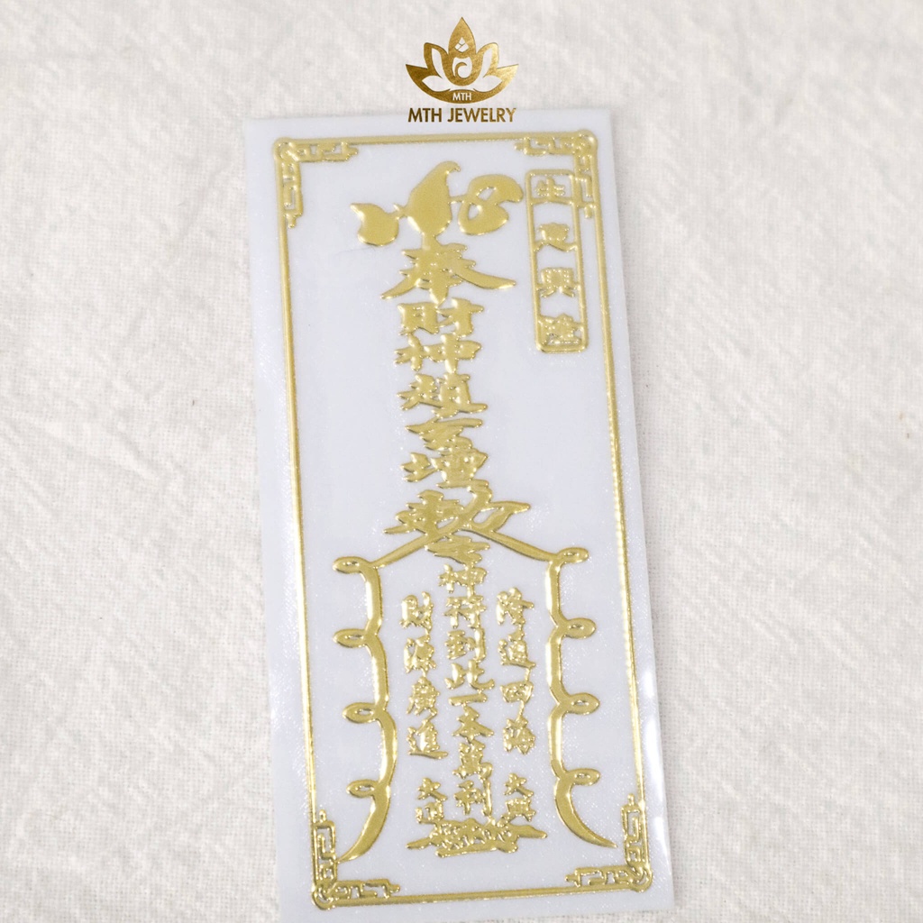 Ngẫu Nhiên Miếng dán linh phù mặt lưng điện thoại đẹp lung linh SANG - XỊN - MỊN