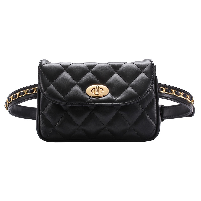 Khuyến Mãi Năm Mới Của Jp♦Túi Da Đeo Hông Đính Kim Cương Giả Phong Cách Chanel Mini Dễ Phối Đồ Thời Trang Cho Nữ