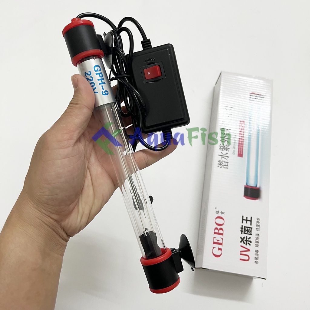 Đèn UV Gebo 9W Diệt Tảo Hồ Cá Koi, Bể Cá Cảnh