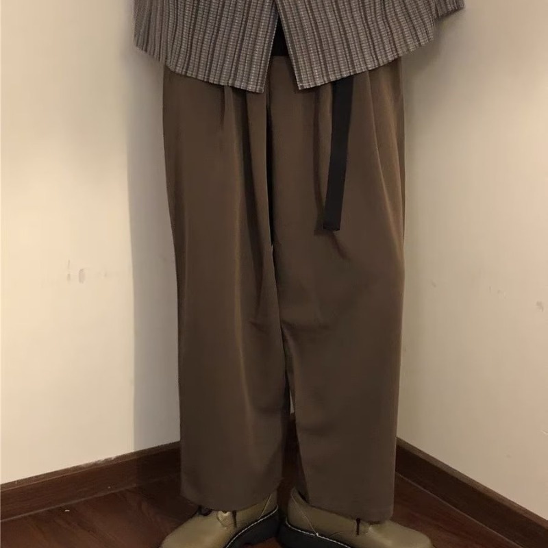 Quần Dài Ống Rộng Màu Sắc Đơn Giản Cho Nam Nữ