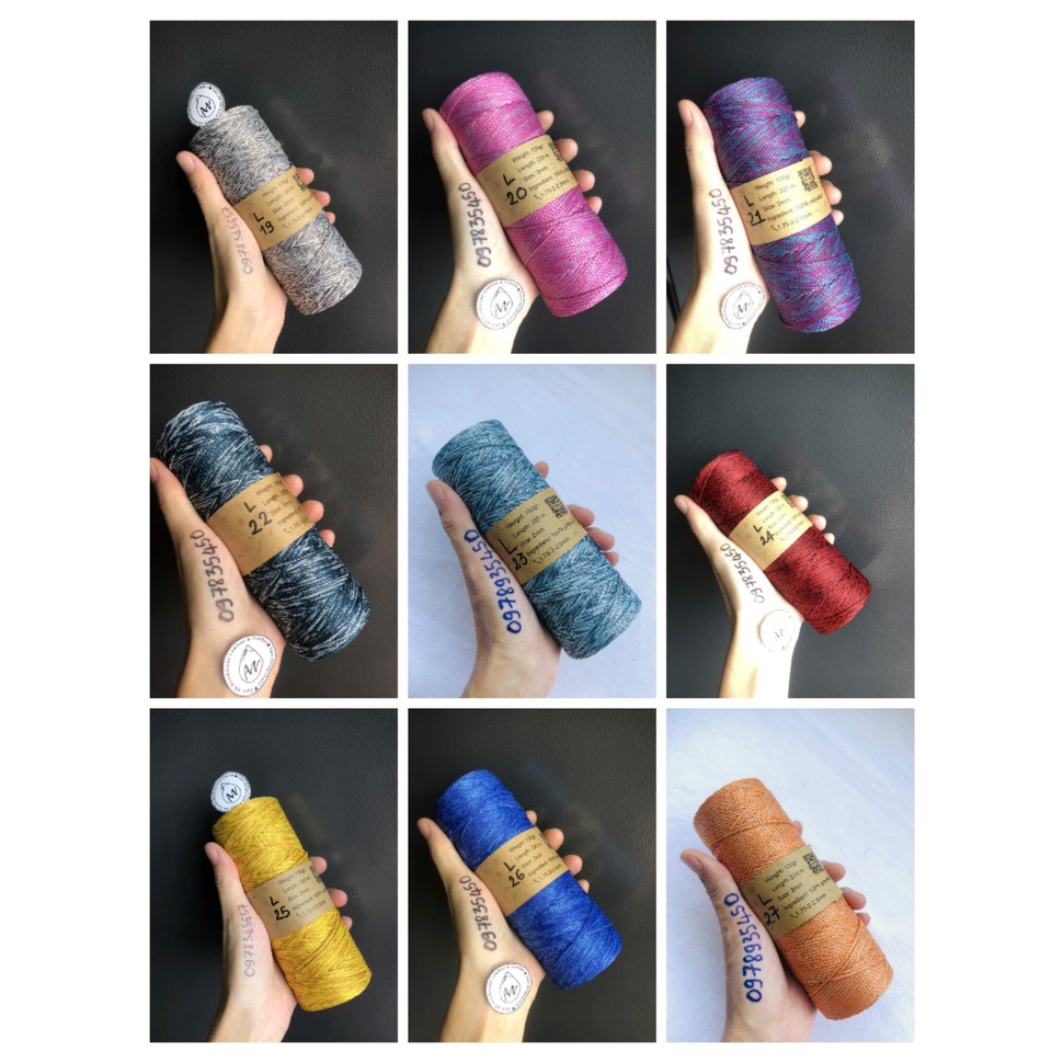 Dệt lõi xám THHX, cỡ sợi 2mm