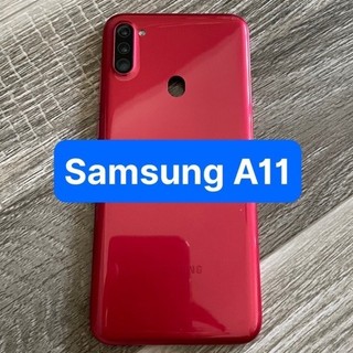 Lưng vỏ samsung A11 ,kèm khay sim,phím,kính camera