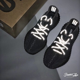 Giày Thể Thao Sneaker YZ 350 V2 STATIC ĐEN Phản Quang Dây Sneakers Zone