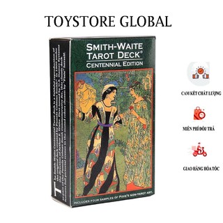 Combo Bộ Bài Tarot Bói Smith Waite Tarot và Túi Nhung Đựng Tarot và Khăn Trải Bàn Tarot