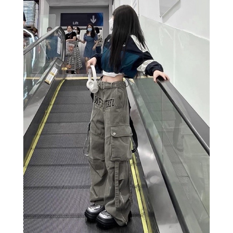 |Sẵn| Quần ống rộng Túi Hộp Phong Cách Hiphop♥️ HÀNG HOT ♥️ Quần siêu cá tính chất dày dặn xịn xò | BigBuy360 - bigbuy360.vn