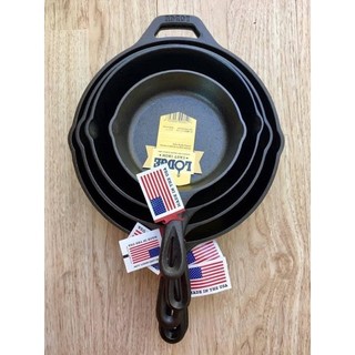 Chảo gang thô lodge - sz16,5 - 20cm - 23cm - 26cm