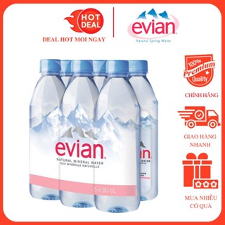  Lốc 6 Chai Nước Khoáng Thiên Nhiên Nhập Khẩu Evian 500ML Chai 