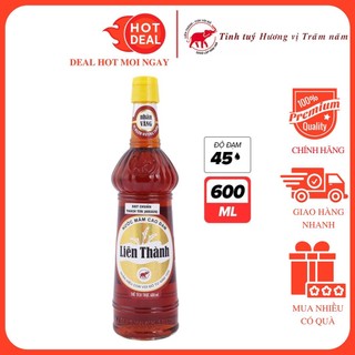 Nước mắm liên thành nhãn vàng chai 600ml