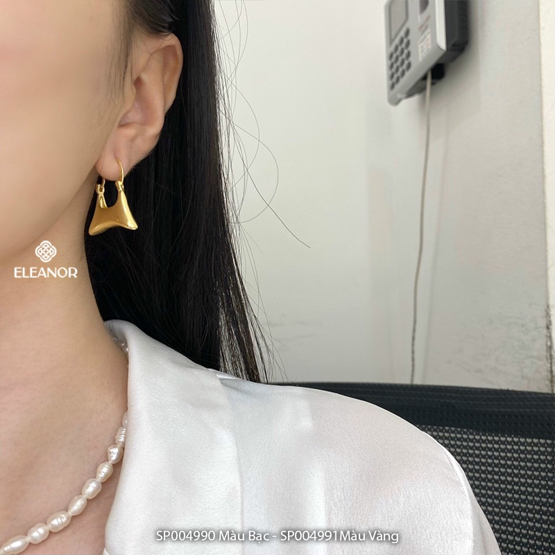 Bông tai nữ chuôi bạc 925 Eleanor Accessories thiết kế túi xách basic độc đáo phụ kiện trang sức 4990
