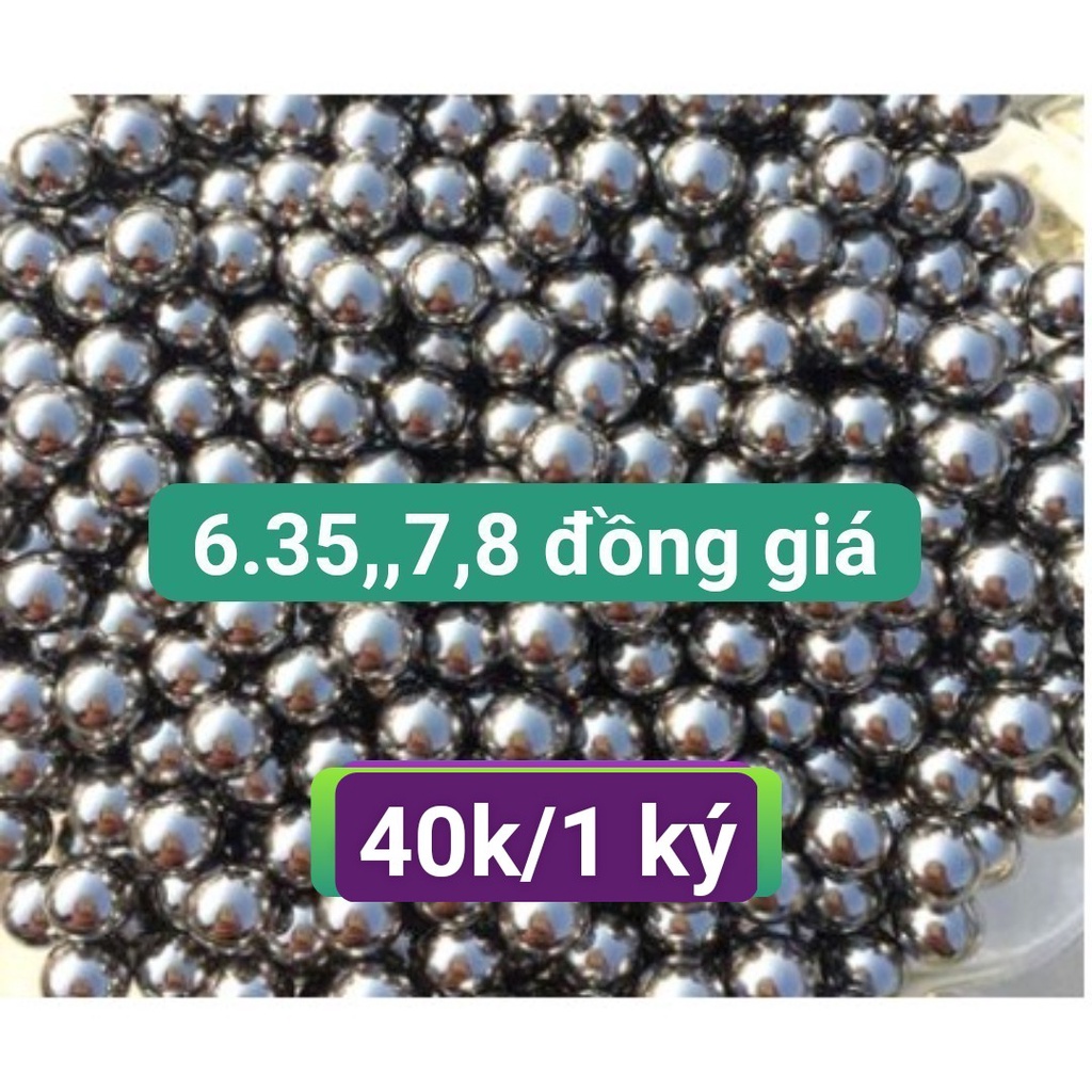 1 kg bi sắt trục sau xe đạp seri 6.35 và 7 và 75 và 8 và 9