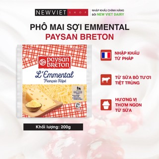 Phô mai sợi Emmental Paysan Breton 200g