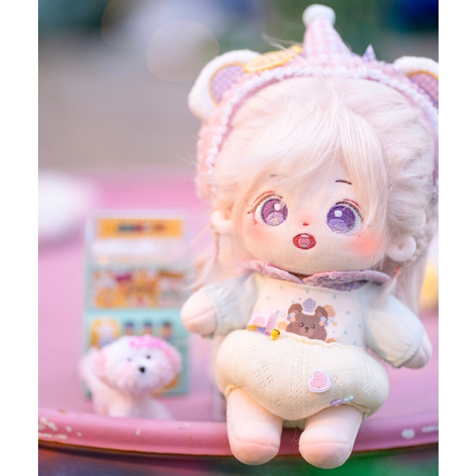 Búp bê không thuộc tính tóc tơ Neon 20cm