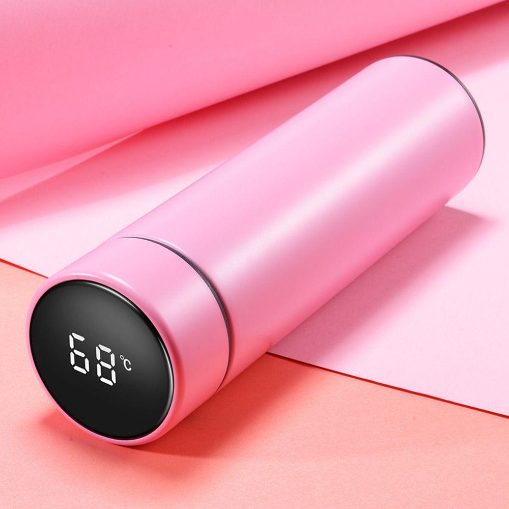 LAKAMIER Bình Nước Thể Thao Thông Minh Cách Nhiệt Có Đèn LED