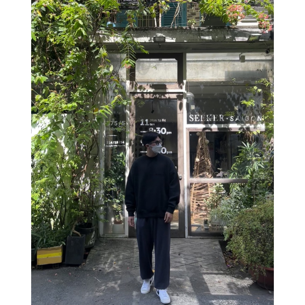 [HÀNG CHÍNH HÃNG] Quần Sweatpant hiệu GIJAY_Dark Grey | BigBuy360 - bigbuy360.vn