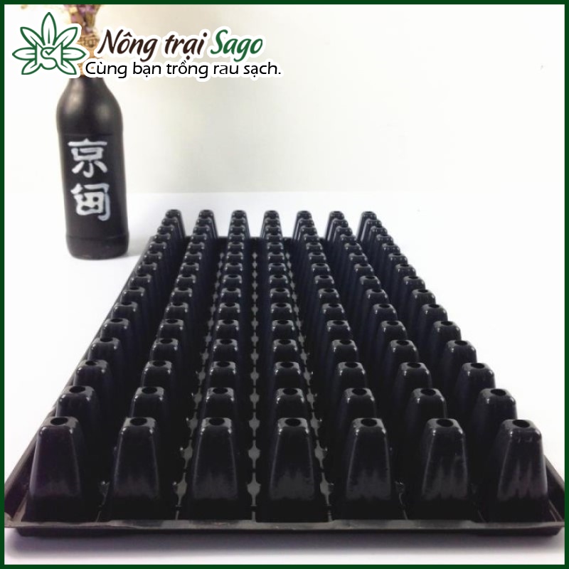 Khay Ươm Hạt Giống 105 Lỗ Chịu Nhiệt Tốt, Độ Bền Cao - Nông Trại Sago