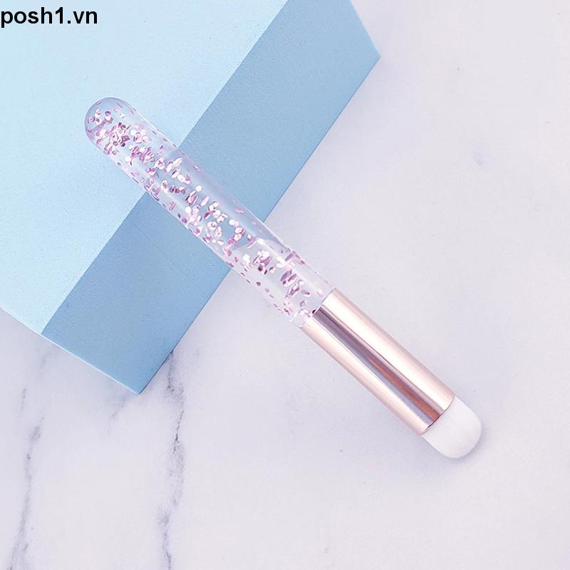 💌1 Cọ Trang Điểm Son Môi/Che Khuyết Điểm Mini Đầu Tròn Siêu Mềm Và Lì Đa Năng