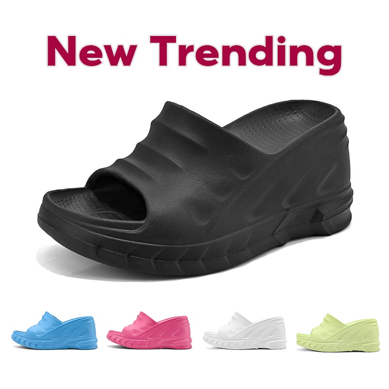 Mới Giày Cao Su 8cm Hở Ngón Size 34-41