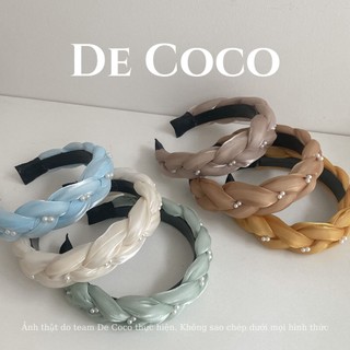 Bờm tóc nữ DECOCO ACC Nomi lụa satin đeo Tết DECOCO ACC ACCESSORIES