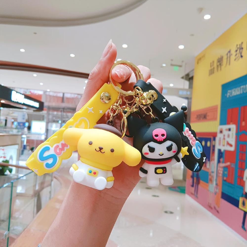 Móc Khóa Hình Búp Bê Cinnamoroll 3D Dễ Thương