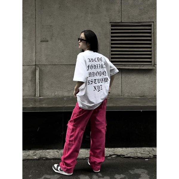 Áo thun Unisex Alphabet Dreamiz Tee - 100% Cotton - Local Brand Chính Hãng - DCSG/Black