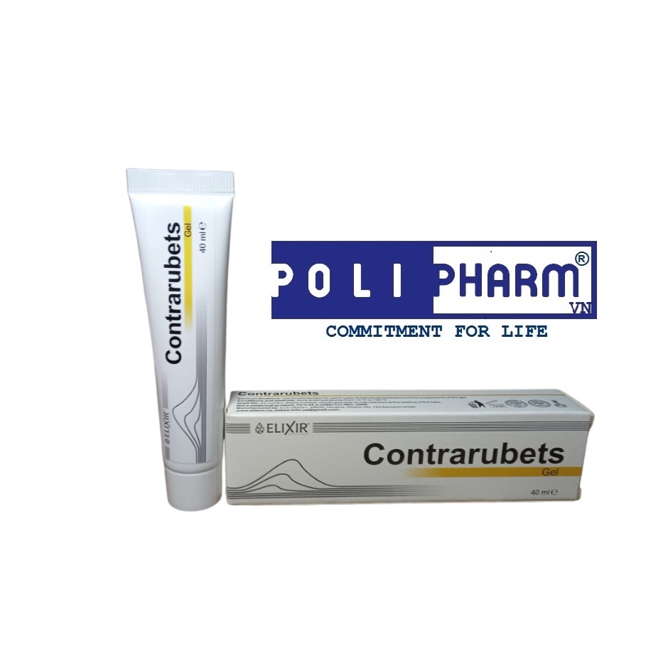 Chính hãng gel bôi liền sẹo, sẹo lồi sẹo lõm CONTRARUBETS nhập khẩu Ukraina, tuýp 40g