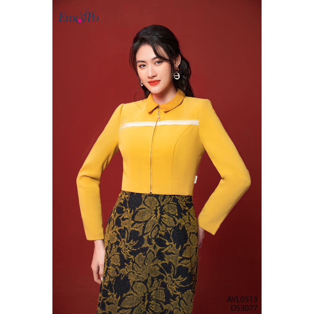 Áo vest dáng croptop Emspo AVL0513 (Vàng, Hồng)