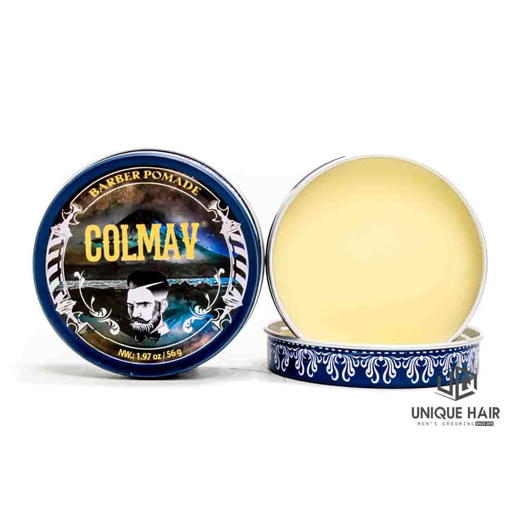 Sáp Vuốt Tóc Nam Pomade Colmav Blue 116gr & 56gr Chính Hãng - new 2023 - Chính Hãng - Nhập Khẩu USA + Tặng Lược Chabao