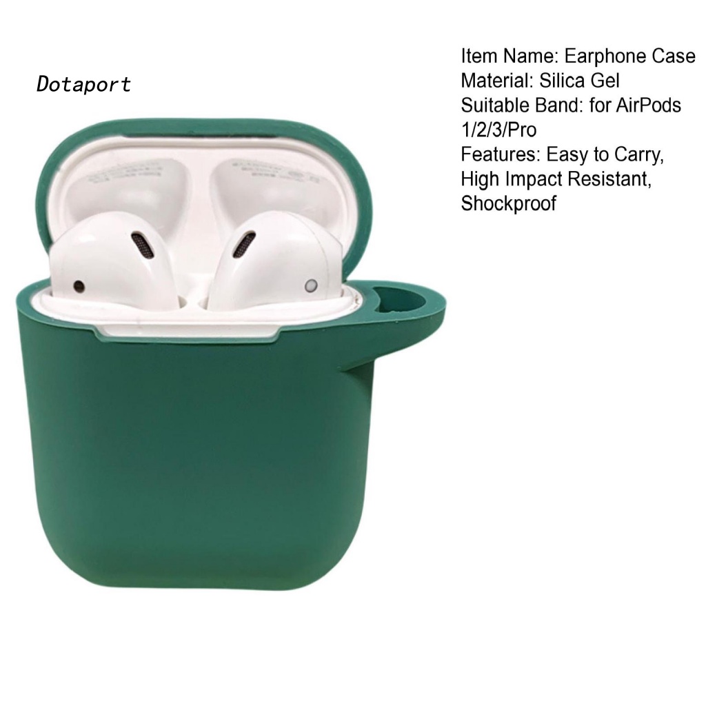 Vỏ Bảo Vệ Hộp Sạc Tai Nghe AirPods 1 / 2 / 3 / Pro Không Dây Chống Sốc KDDT